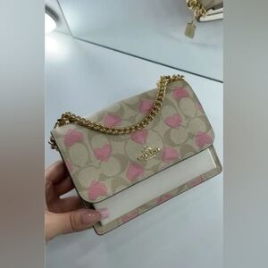 With Heart Cherry Print Coach Bag